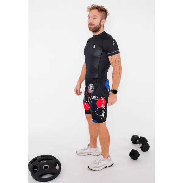  Мъжки премиум функционални шорти без джобове ALTISPORT VOJ/ALM036KRA02 ХЕКСА ЧЕРНО 