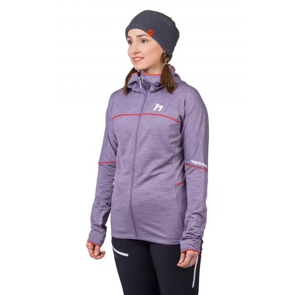  Дамски суичър HANNAH MEDA HOODY ЛАВАНДУЛА СИВО МЕЛ 