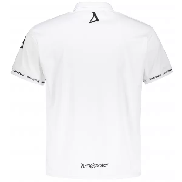  Мъжка функционална тениска с премиум яка ALTISPORT VOJ/ALM000TR05 БЯЛО 