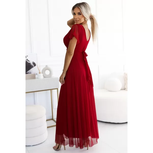  Рокля NUMOCO NASTIA 562-2 БУРГУНДИЯ 