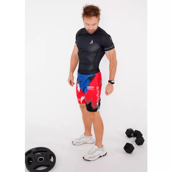  Мъжки премиум функционални шорти без джобове ALTISPORT VOJ/ALM036KRA02 ИВИЦИ 