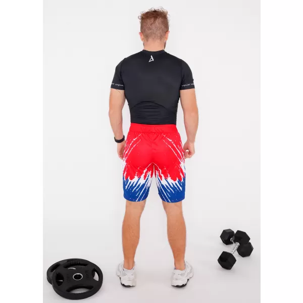  Мъжки премиум функционални шорти без джобове ALTISPORT VOJ/ALM036KRA02 ЛЪВ 