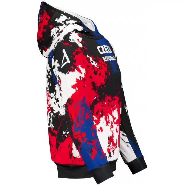  Детски премиум функционален суичър ALTISPORT VOJ/ALK036MI01 ЧЕРНО/ЧЕРВЕНО 