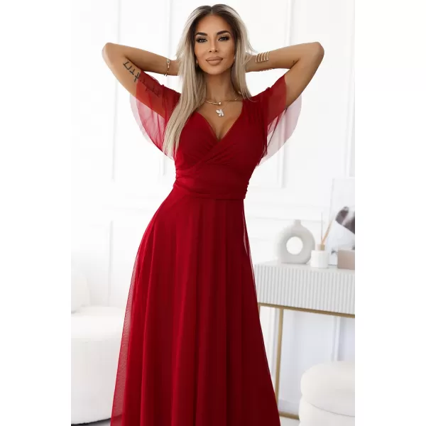  Рокля NUMOCO NASTIA 562-2 БУРГУНДИЯ 