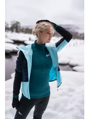 Дамска термо тениска NORDBLANC FLOATY NBBLD7975 ЗЕЛЕНО