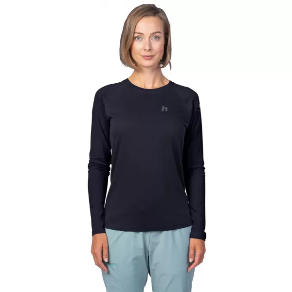  Дамска тениска с дълъг ръкав HANNAH LESLIE L/S АНТРАЦИТ 