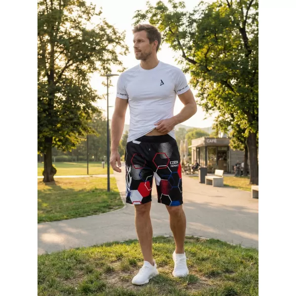  Мъжки премиум функционални шорти без джобове ALTISPORT VOJ/ALM036KRA02 ХЕКСА ЧЕРНО 