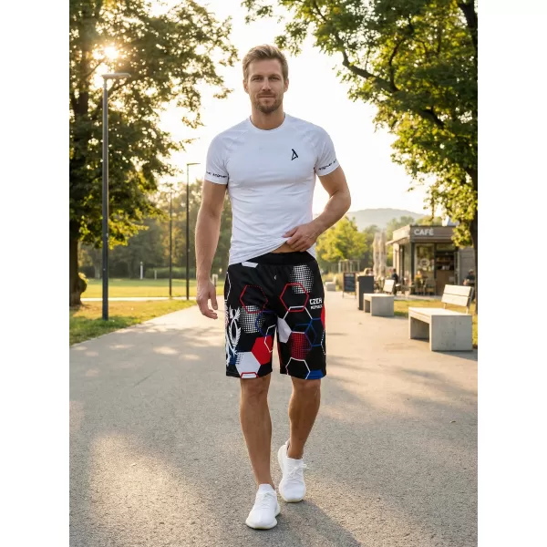  Мъжки премиум функционални шорти без джобове ALTISPORT VOJ/ALM036KRA02 ХЕКСА ЧЕРНО 