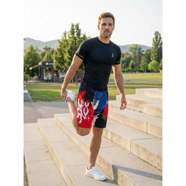  Мъжки премиум функционални шорти без джобове ALTISPORT VOJ/ALM036KRA02 ИВИЦИ 