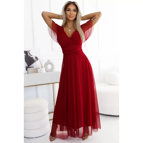  Рокля NUMOCO NASTIA 562-2 БУРГУНДИЯ 