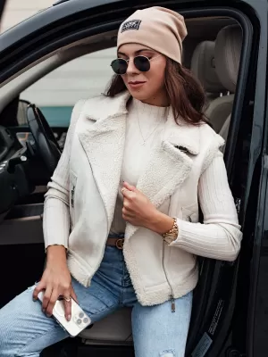 Жилетка DSTREET WOOLZIP TY4743 БЯЛ