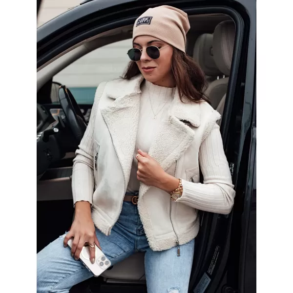  Жилетка DSTREET WOOLZIP TY4743 БЯЛ 