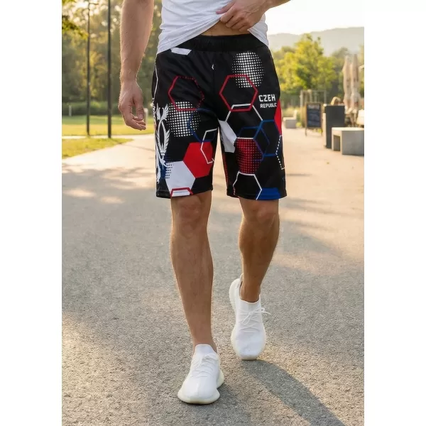  Мъжки премиум функционални шорти без джобове ALTISPORT VOJ/ALM036KRA02 ХЕКСА ЧЕРНО 