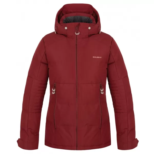  Дамско зимно яке HUSKY NOREL L ТЪМНО БОРДО 
