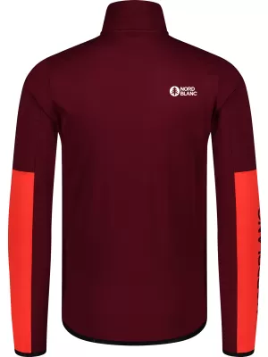 Мъжки суичър powerfleece NORDBLANC RIVER NBSFM8011 БОРДО