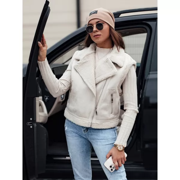  Жилетка DSTREET WOOLZIP TY4743 БЯЛ 