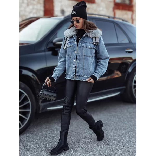  Дамско яке DSTREET FURDENIM TY4755 СВЕТЛО СИНЬО 