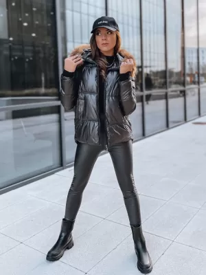 Дамско яке DSTREET SPARKLE TY3953 ЧЕРНО