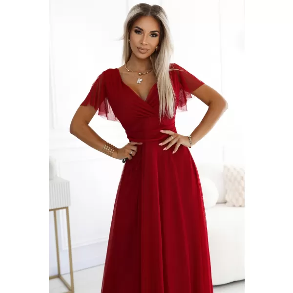  Рокля NUMOCO NASTIA 562-2 БУРГУНДИЯ 