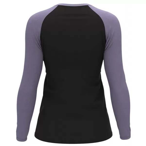  Дамска тениска с дълъг ръкав HANNAH LESLIE L/S АНТРАЦИТ/ГЛИЦИНИЯ 