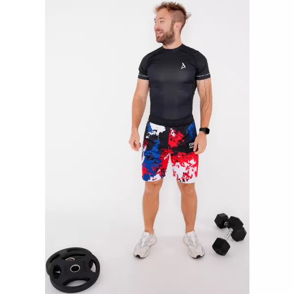  Мъжки премиум функционални шорти без джобове ALTISPORT VOJ/ALM036KRA02 ПЕТНА 