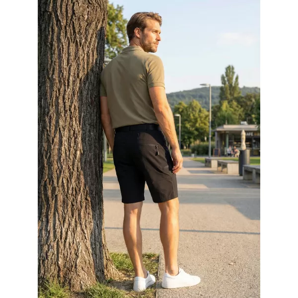  Мъжки шорти ALTISPORT NoPrint NP/ALM4021NJ ЧЕРЕН 