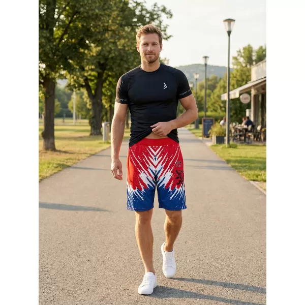  Мъжки премиум функционални шорти без джобове ALTISPORT VOJ/ALM036KRA02 ЛЪВ 
