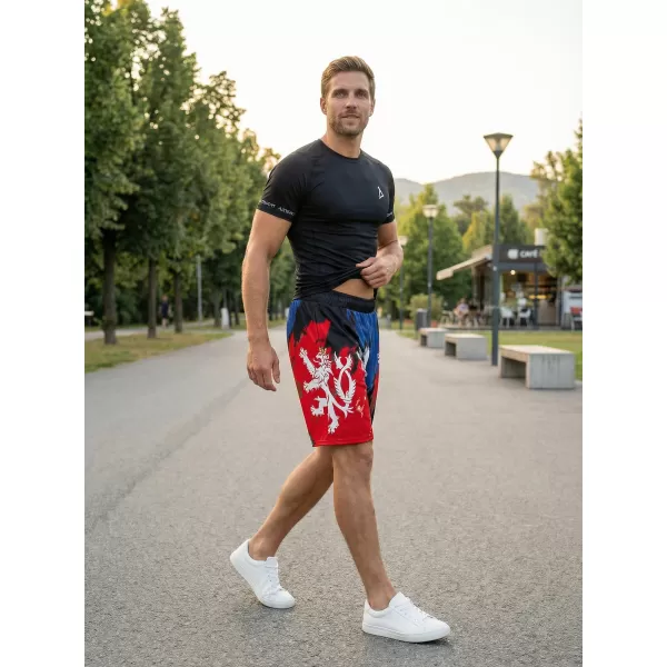  Мъжки премиум функционални шорти без джобове ALTISPORT VOJ/ALM036KRA02 ИВИЦИ 