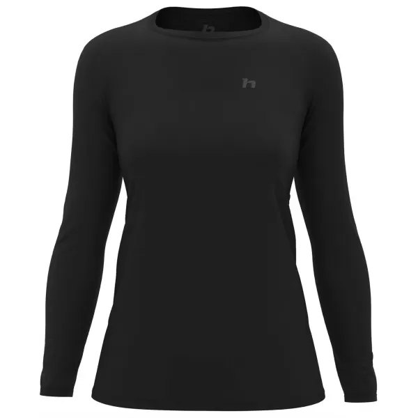  Дамска тениска с дълъг ръкав HANNAH LESLIE L/S АНТРАЦИТ 