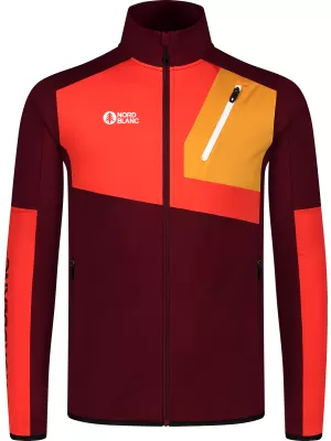 Мъжки суичър powerfleece NORDBLANC RIVER NBSFM8011 БОРДО