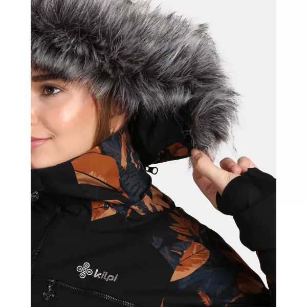 Дамско ски яке с вградено отопление KILPI LENA-W WL0108KI КАФЯВО 