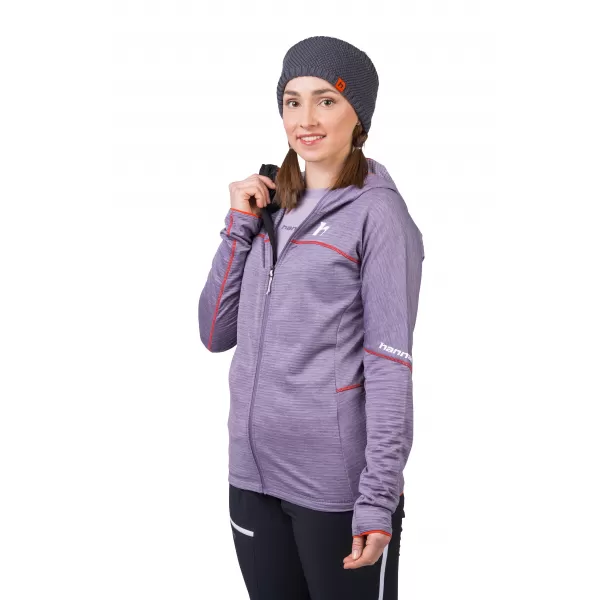  Дамски суичър HANNAH MEDA HOODY ЛАВАНДУЛА СИВО МЕЛ 