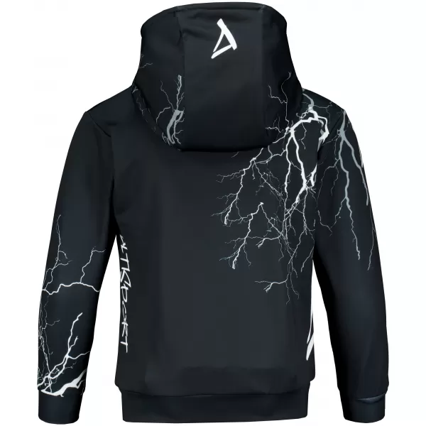  Детски премиум функционален суичър ALTISPORT VOJ/ALK004MI01 ЧЕРНО И БЯЛО 