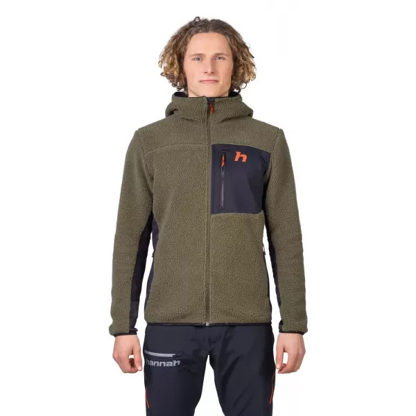  Мъжки суичър HANNAH KODIAK HOODY БРЪШЛЯНОВО ЗЕЛЕНО/АНТРАЦИТ 