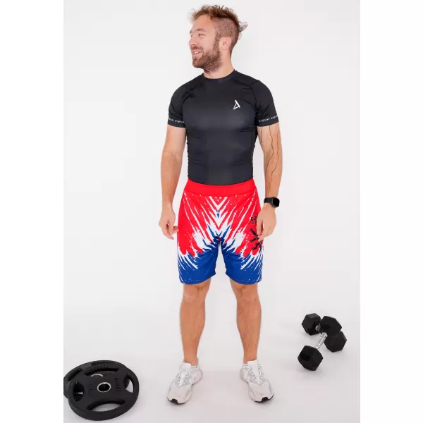  Мъжки премиум функционални шорти без джобове ALTISPORT VOJ/ALM036KRA02 ЛЪВ 