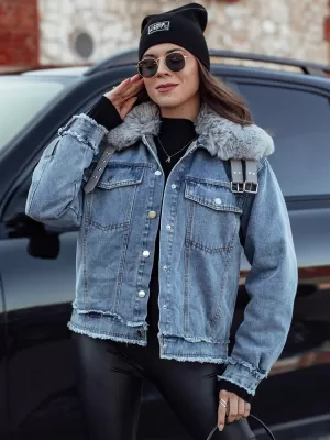 Дамско яке DSTREET FURDENIM TY4755 СВЕТЛО СИНЬО