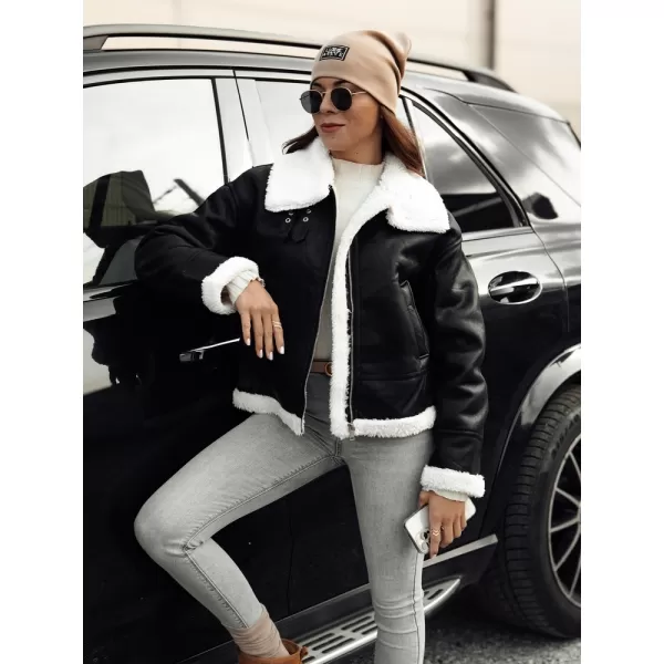  Дамско яке DSTREET FURBLAZE TY4730 ЧЕРНО 