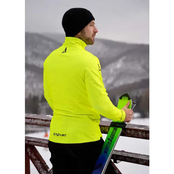  Мъжки премиум функционален термо суичър ALTISPORT VOJ/ALM000TER03 НЕОНОВО ЖЪЛТО 