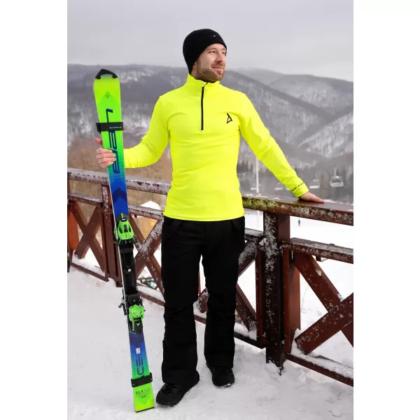  Мъжки премиум функционален термо суичър ALTISPORT VOJ/ALM000TER03 НЕОНОВО ЖЪЛТО 