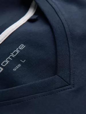 Риза OMBRE OM-TSCT-0106 ТЪМНО СИНЬО