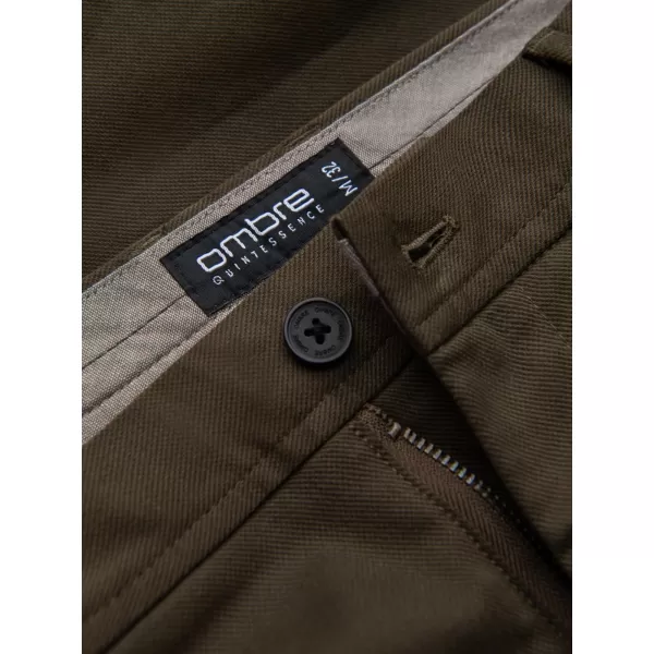  Панталони OMBRE OM-PACP-0190 ТЪМНО МАСЛИНЕНО ЗЕЛЕНО 