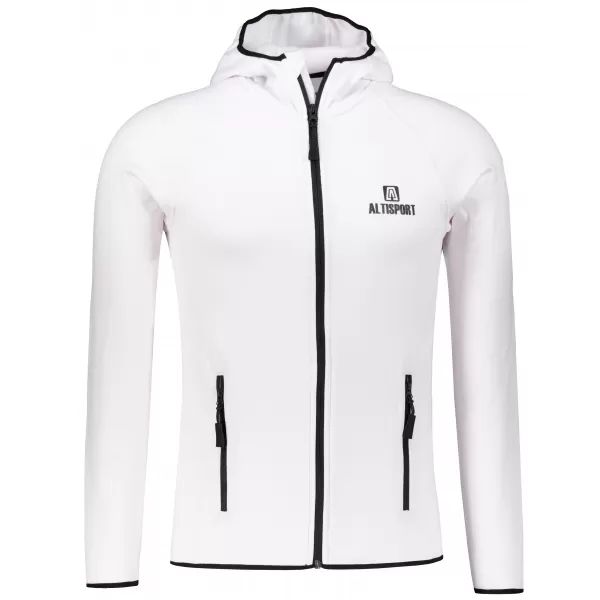  Мъжки функционален спортен суичър ALTISPORT ALM006417 БЯЛО 