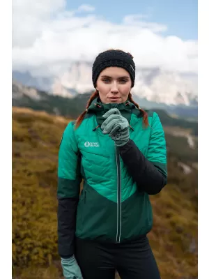 Дамско спортно яке NORDBLANC ICEBERGS NBWJL8112 ТЪМНО ЗЕЛЕНО