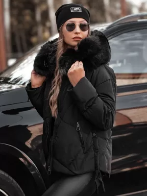 Дамско яке DSTREET MODIVA TY4726 ЧЕРНО