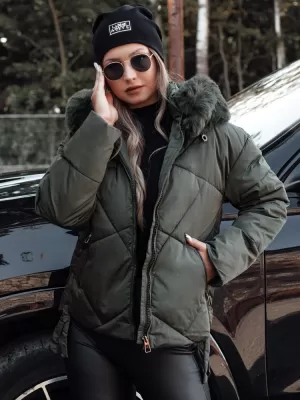 Дамско яке DSTREET MODIVA TY4727 ЗЕЛЕНО