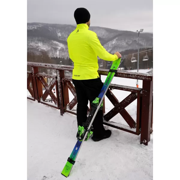  Мъжки премиум функционален термо суичър ALTISPORT VOJ/ALM000TER03 НЕОНОВО ЖЪЛТО 
