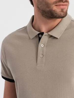 Риза OMBRE OM-POSS-0113 ТЪМНО БЕЖОВО