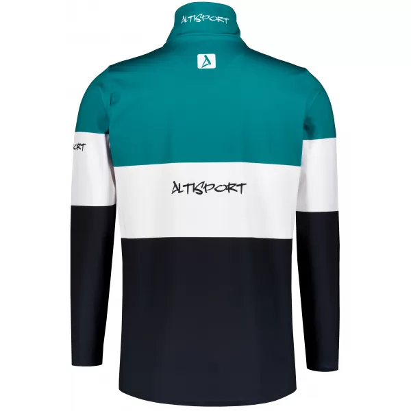  Мъжки премиум функционален термо суичър ALTISPORT VOJ/ALM051TER03 КЕРОСИН/ЧЕРЕН 