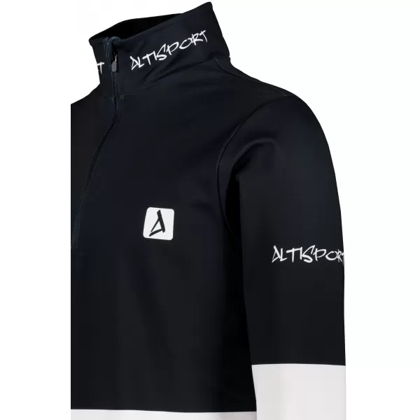  Мъжки премиум функционален термо суичър ALTISPORT VOJ/ALM051TER03 ЧЕРНО И БЯЛО 