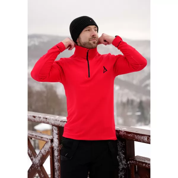  Мъжки премиум функционален термо суичър ALTISPORT VOJ/ALM000TER03 ЧЕРВЕНО 